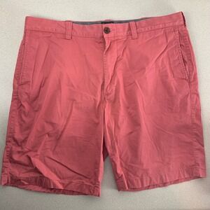 J.Crew Chino Shorts Mens 36 Salmon Pink Stretch 9 Inch Inseam C8937